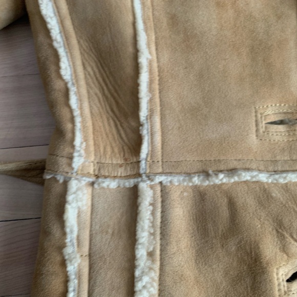 VINTAGE “Le Mouton” - Genuine Shearling Coat – Long 70s Style - Picture 12 of 16